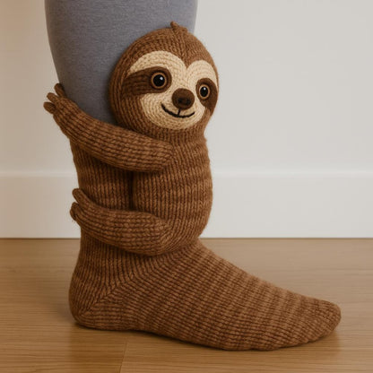 Cozy Animal Knit Socks