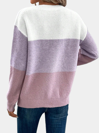 Cyraline | Stylish Ombre Knit Sweater