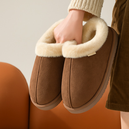 🩶 CozySteps™ – Luxury Warm Winter Slippers