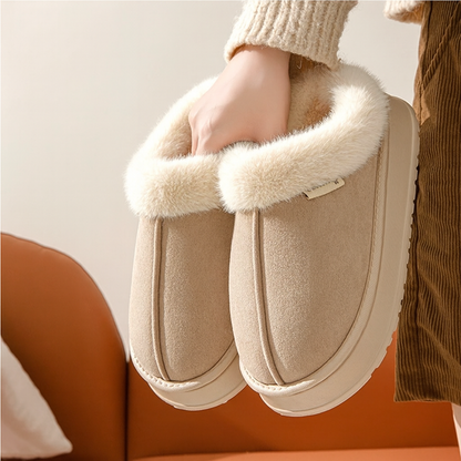 🩶 CozySteps™ – Luxury Warm Winter Slippers