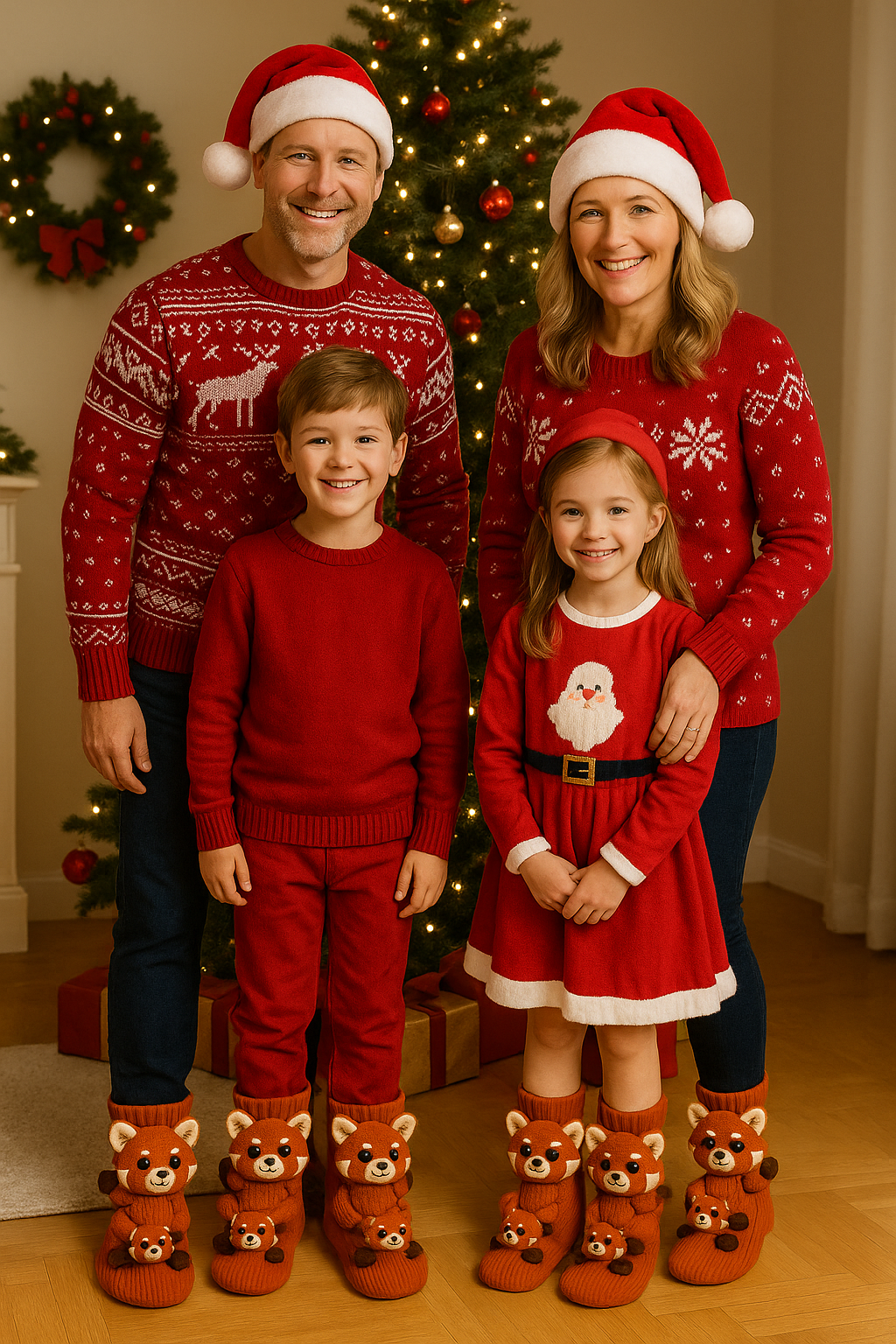 Cozy Animal Knit Socks