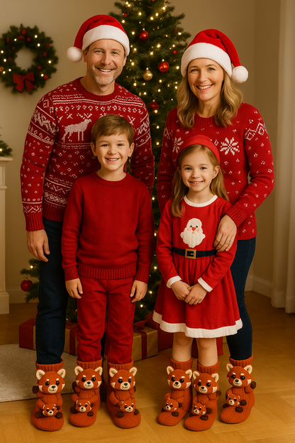 Cozy Animal Knit Socks