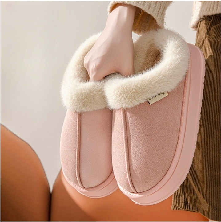 🩶 CozySteps™ – Luxury Warm Winter Slippers