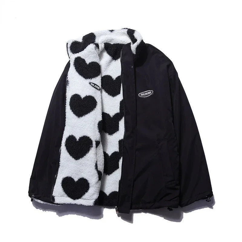 Bella | Reversible Heart Jacket