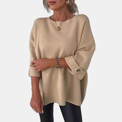 Elsinara | Long Sleeve Button Top